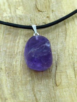 Amethyst mit Silberöse